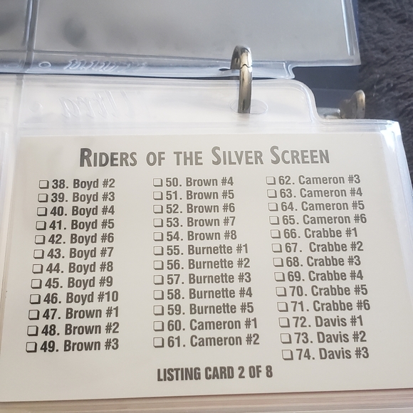 1993 Riders of the Silver Screen collector series 1 complete set - Picture 4 of 10